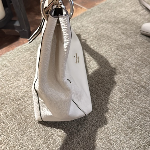 Kate Spade white pebbled leather shoulder bag - Picture 11 of 12